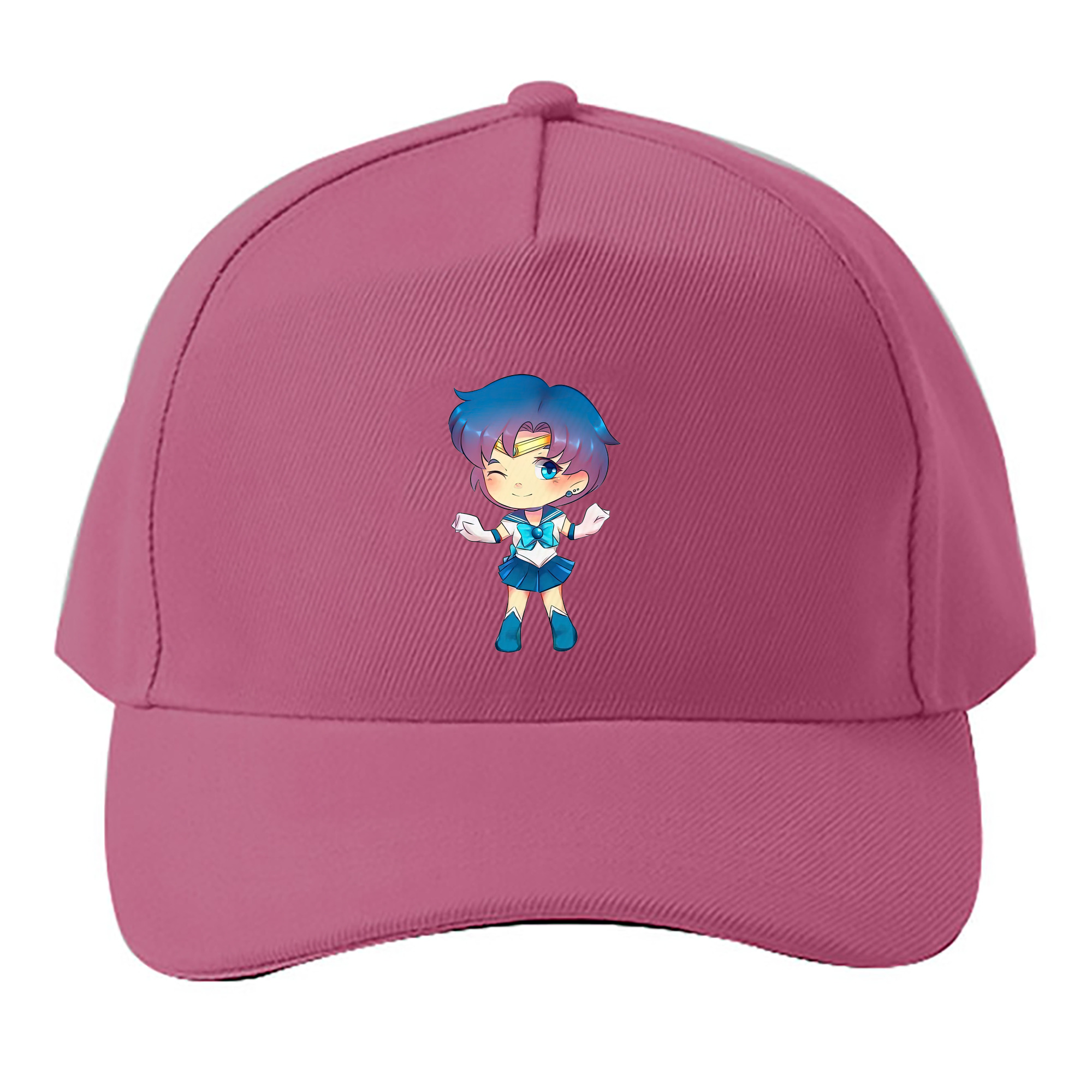 （画像用） 美少女戦士セーラームーン 水野 亜美 みずの あみ Sailor Moon Mizuno Ami ベースボールキャップ 綿100％ 男女兼用 帽子 スポーツ